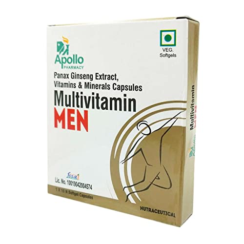 Apollo Pharmacy Men Multivitamin, 10 Capsules Apollo Pharmacy Men Multivitamin, 10 Capsules