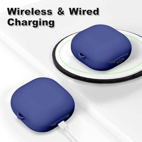 Image of Soft Silicone Case Cover for Samsung Galaxy Buds Core (Blue)
