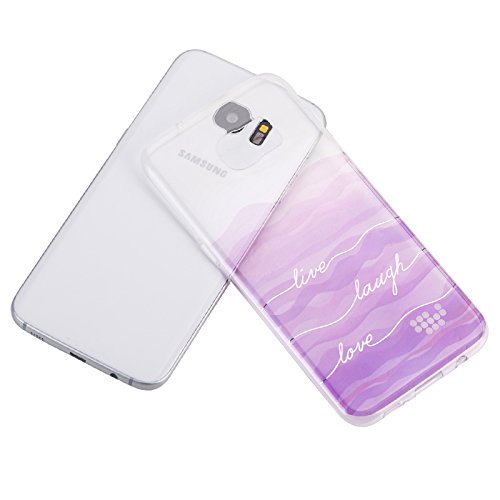 Dream Wireless Cell Phone Case For Samsung Galaxy S7 Edge - Retail Packaging - Live Laugh Love #TOP3