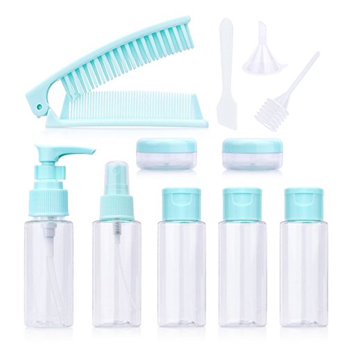 OFKPO 12 Pezzi Bottiglie di Viaggio Trasparente