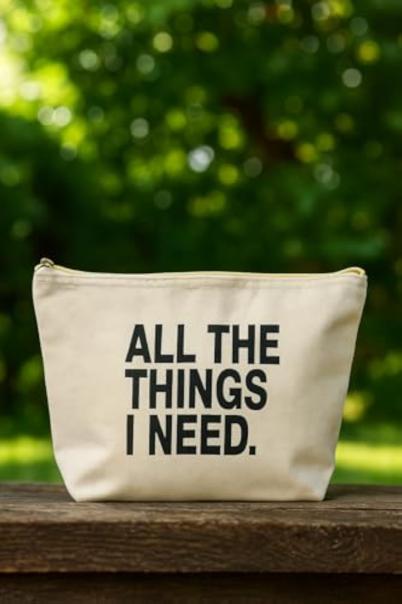 Premium Canvas Multipurpose Pouch Bag with Zip Closure
