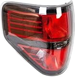 VUXLZDOM Auto Blocchi Fari Posteriori per-Ford F150 F-150 SVT Raptor Pickup 2009-2014, Freno Lampada Segnale Girata Componenti Luci Posteriori E Accessori,A/Only Right Silver