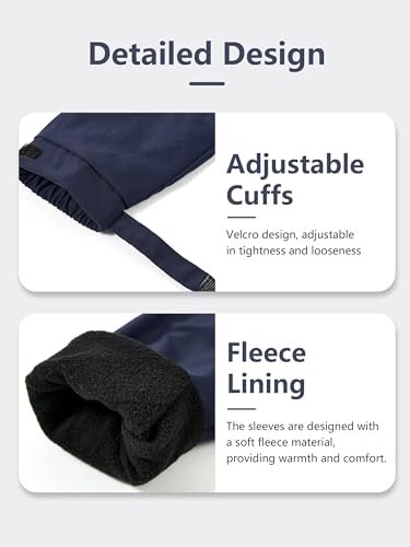 Volunboy Toddler Boys Hooded Fleece Lightweight Windbreaker Jackets Zip Up Windproof Fall Winter Hoodie Outerwear Coat3