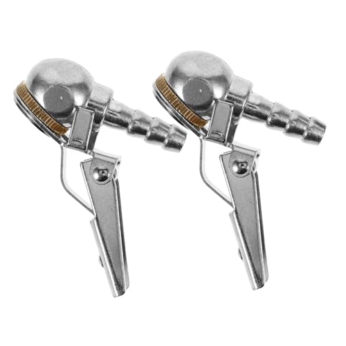 Anneome 2pcs Tire Air Chuck Adapters for Inflator Gauge Quick Connect Chuck for Car Tires Air Compressor Attachments