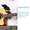 AOWINHIT Adjustable Guitar Phone Holder Telescopic Clamp Mount for 6-10.5Cm Thick Guitars Black, Flexible Neck Mount Stand for Musicians #2