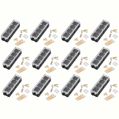 UCCKEYI 4/8/12/20set 18650 21700 Battery Holder Parallel Case Slot Solder-Free Splicable (18650# 12 Set)