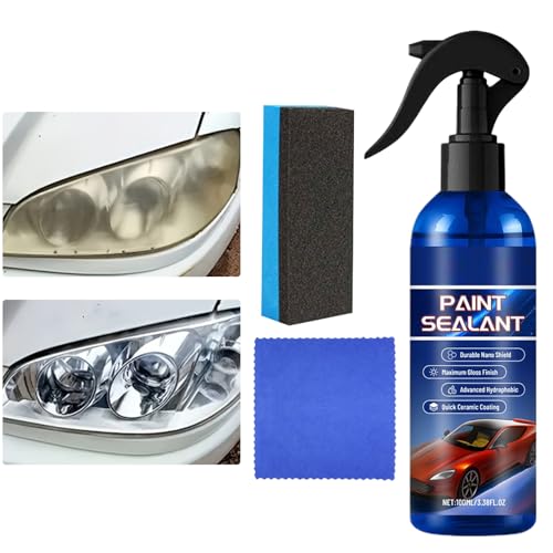 - Lucidante UV per auto – Rimuove lo sporco, resistente alla polvere, verniciatura lucida – Adatto per auto nuove, auto usate, auto sportive nella vita di tutti i giorni, viaggi, auto