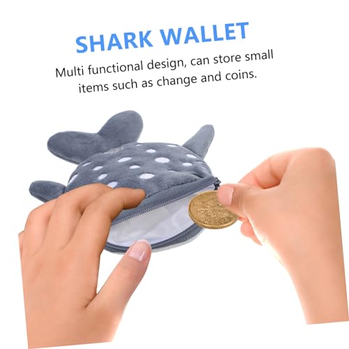 Beaupretty 2pcs Cute Plush Purse for Boys and Girls Soft Zipper Pouch for Keys and Items Multi-functional and Stylish Storage4