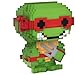 Funko Bitty POP! Teenage Mutant Ninja Turtles (TMNT) - Shredder, 4-Pack - 8-Bit Raphael, 8-Bit Donatello, 8-Bit Leonardo and A Surprise Mystery Mini Figure - 0.9 Inch (2.2 Cm) Collectable - Gift Idea
