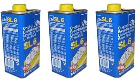Praktyczny zestaw! 3 x 1 litr ATE 03990164022 płyn hamulcowy SL6 DOT4