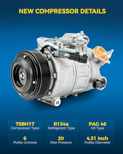 Image of PHILTOP Air Conditioner AC Compressor for Ford Explorer 2016-2019 3.5L,2013-2019 3.5T,Taurus 18-19,13-17 3.5L /3.5T,Flex 13-19,MKS 13-16,MKT 13,17-19,14-16 3.7L /3.5Turbo,MKZ 13-16,Continental 17-20