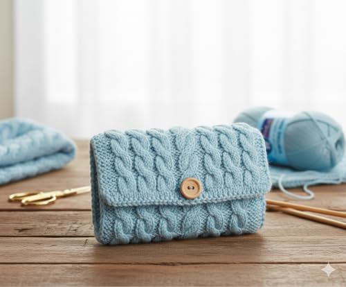 Image of ProKart Premium Blankie Wool,| Blanket Thick /Mottu Yarn Ball Suitable for Hand Knitting and Crocheting for Baby, Adult, Blankets (Aqua Blue, 100gms x 1 Pack)