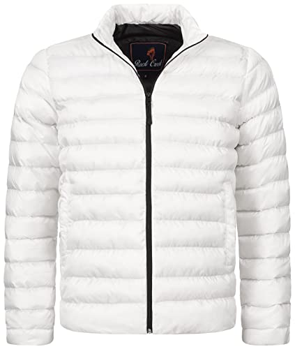 Rock Creek Chaqueta acolchada para hombre H-320, Blanco, L Cover