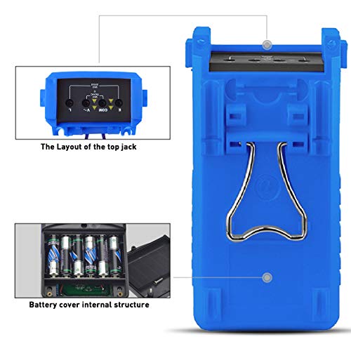 Aiomest DE-VTPJS-1215-1264 Digital Insulation Resistance Tester, Aimoest Megohmmeter 200Gω Meg Ohmmeter, 500V/1000V/2500V/5Kv Test Voltage, Auto Ranging Mega Ohm Meter Ac Voltmeter Ai-6688B thumb #4