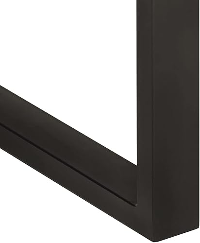 Miniatura 8 de ZEYUAN Mesa de comedor Mesa de comedor Mesas De Comedor Mesa de comedor de cocina 43.3 "x19.7"x29.9" Madera maciza Acacia 350289