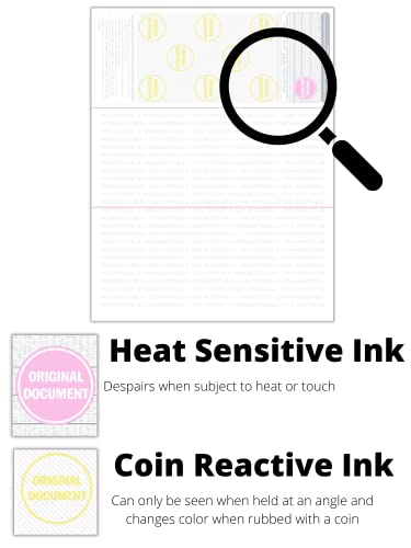 Compuchecks 50 High Security Blank Check Stock - Checks On Top Two Perforated Vouchers On Bottom Compatible With Quickbooks, And Laser Or Inkjet Printers, Check Paper Weight # 70 - Light Blue Art Deco #TOP3