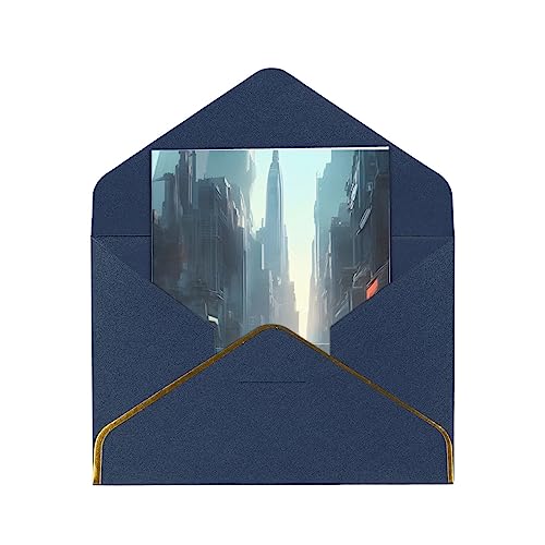 AthuAh The City On The Water Thank You Cards, Thank You Cards With Envelopes For Business, &*Weddings, Welcome Baby Shower, 4.5x6 Inches