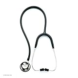 Welch Allyn Adult Professional Stethoscope, Black; 5079-135; Double-Head Chestpiece (Diaphragm and Low-Frequency Bell), Single Lumen Tubing, 28 in.