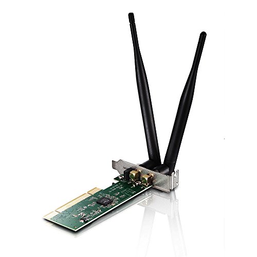 Netis Wireless N 300Mbps PCI Adapter with Two 5dBi Antennas and Low-profile Bracket (WF-2118)
