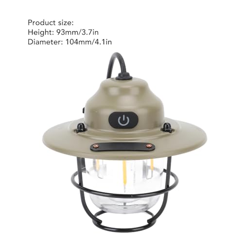 Lanterne de camping LED verte à intensité variable pour éclairer vos tentes