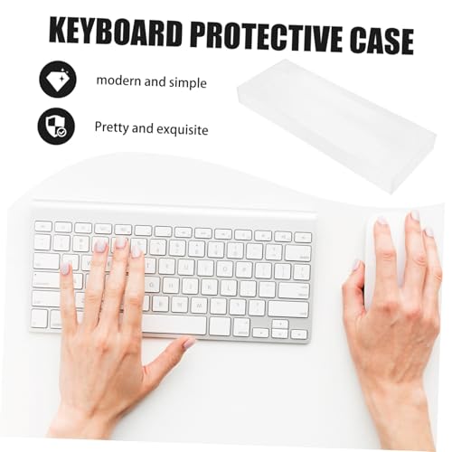 Protector transparente para teclado con diseño anti polvo de acrílico resistente 4