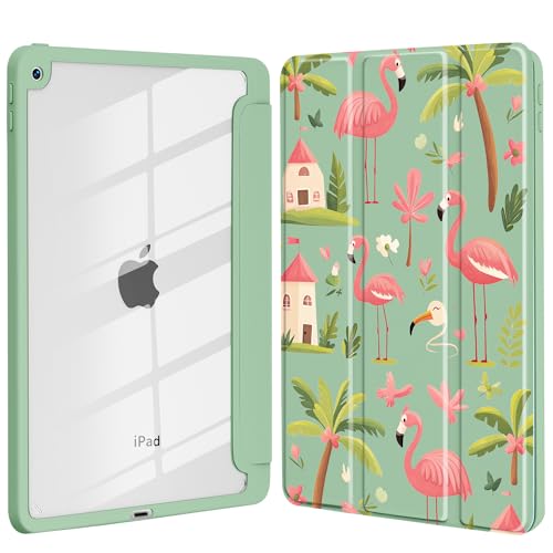 Protection iPad 10e génération rigide support tri-fold vert