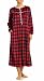 Lanz Women's Microfleece Long Nightgown