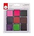 Produktbild Rayher Hobby RAYHER 7854149 Stempelkissen Set mit 9 Farben, je 3,5 x 3,5 cm, Bunt