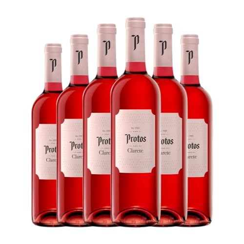 Protos Clarete Cigales 75 cl Vino rosado (Caja de 6 Botellas de 75 cl)