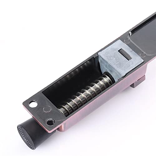 Fijador de puerta de aleación de zinc mate brushed de longitud extendida 8
