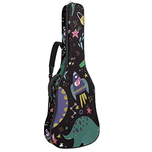 Sac guitare acoustique panda étanche parfait pour les cours de musique