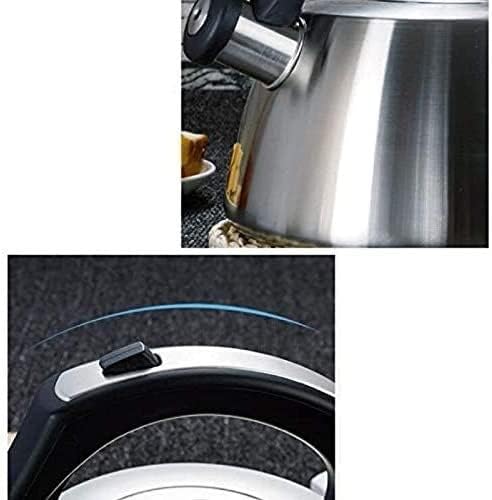 Whistling Kettle Whistling Tea Kettle Tea Kettle Stovetop Stainless Steel Kettle with Mirror Finish, Anti-Scald Handle