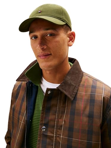 Image of Tommy Hilfiger Men's Cotton 85 Logo Adjustable Baseball Cap