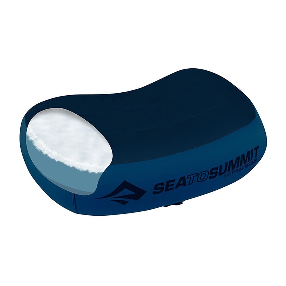 seatosummit Let To Summer Eros Premium Pillow L Pillow, Mountaineering, Mountainering and Trekking, Unisex Adults, Blue (Blue)