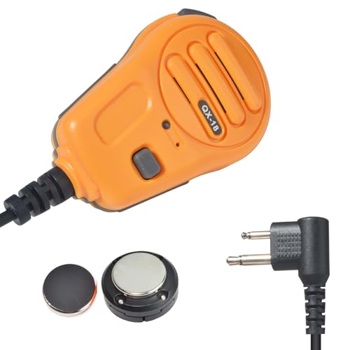 Micrófono de 2 pines para logística y almacén compatible con Walkie Motorola DP1400