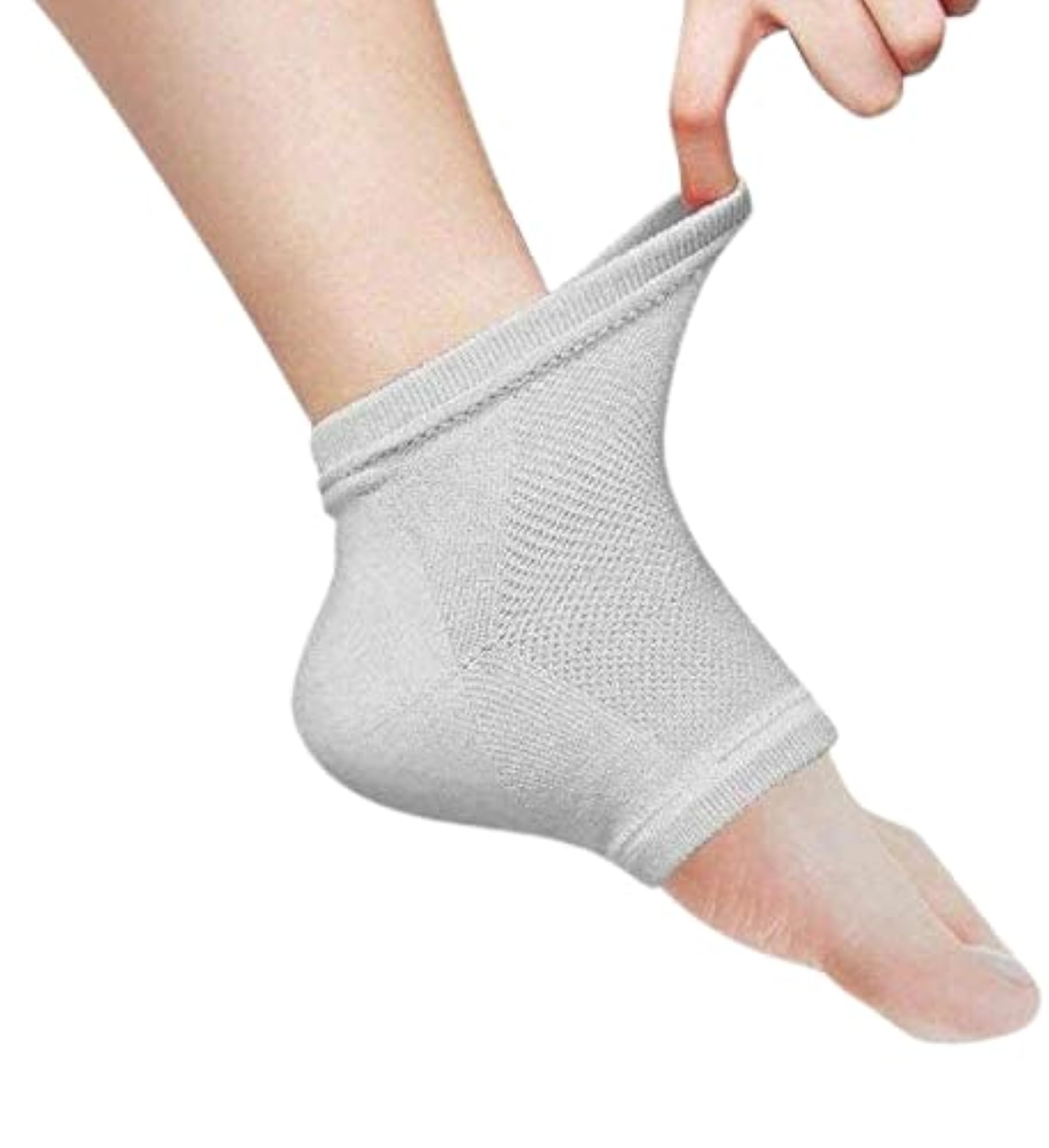 Cotton Heel Relief Socks for Dry Cracked Feet