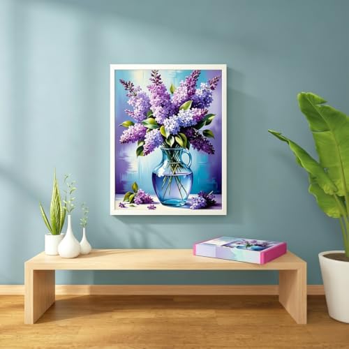 Image of HASTHIP Flower Diamond Painting Kit Adults 5D Floral DIY Art