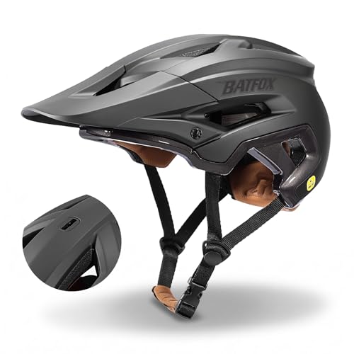 BATFOX MTB Bike Helmet for Adults with Camera Mount, Optional