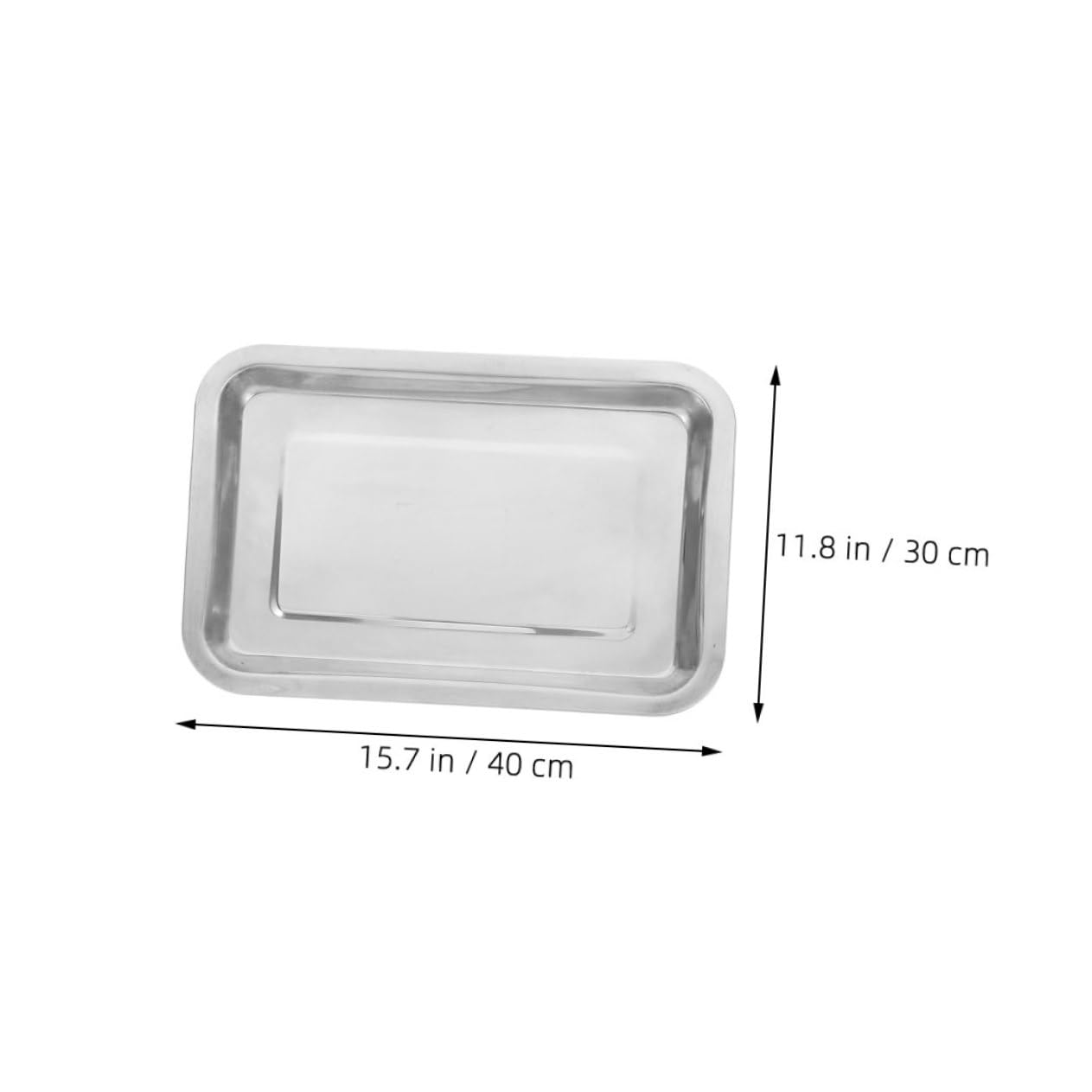 PRETYZOOM and Alkali Resistant Lab Trays Stainless Steel Construction Sanitary for Medical Tattoo Use