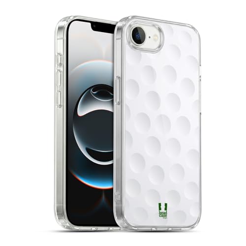 Coque gel compatible MagSafe iPhone 16e et 17e motif boules de golf antichoc