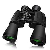 Telescopio Binoculares Alta Potencia Binoculares 20 X 50 Adultos Binoculares compactos Impermeables observación Aves Senderismo Viajes y Eventos Deportivos fotografía Portátil