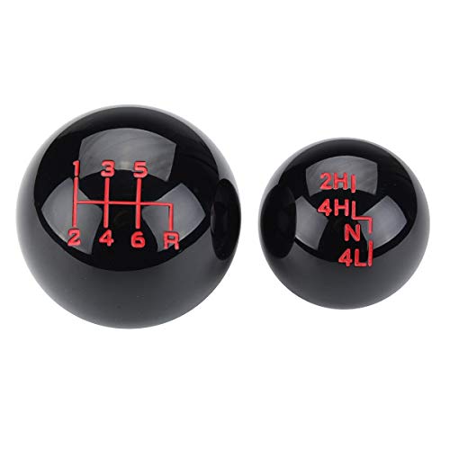 Hong TTH - Car Ball Style 6 Speed Transfer Case Gear Shift Knob Head for Jeep/Wrangler 'YJ's