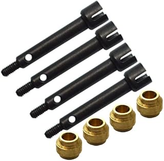 Palumma RC Rear Wheel Axles, Rear Axle Tail Axle Upgrade Accessory for AXIAL 1/24 AX24 XC-1 4WS CRAWLER BRUSHED RTR-AXI00003 RC Car Upgrade Parts