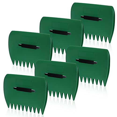 Râteaux à main pour feuilles de jardin plastique ramassage débris herbe Sherr - 2