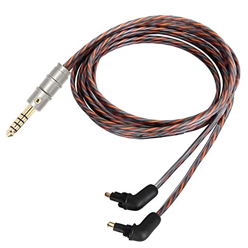PCCITY 交換ヘッドホンケーブル EX1000 EX600 EX800ST EXK ヘッドホン 対応用 バランスケーブル ヘッドフォン リケーブル 4.4MMバランス