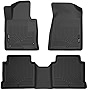 Husky Liners Weatherbeater Series | Front & 2nd Seat Floor Liners - Black | 99631 | Fits 2015-2019 Hyundai Sonata, 2016-2019 Kia Optima 3 Pcs