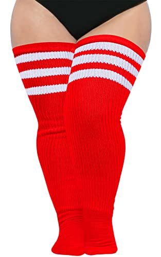 Abodhu Plus Size Thigh High Socks for Thick Thighs...