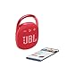 JBL Clip 4 - Mini Portable Bluetooth Speaker, Big Sound and Powerful Bass, Built-in Carabiner, IP67 Waterproof and Dustproof 10 Hours Playtime, Home Speaker