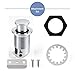 5PCS Push Button Latch Replacement for Boat Door Glove Box RV Pops Out Chrome Keyless Knob Latch