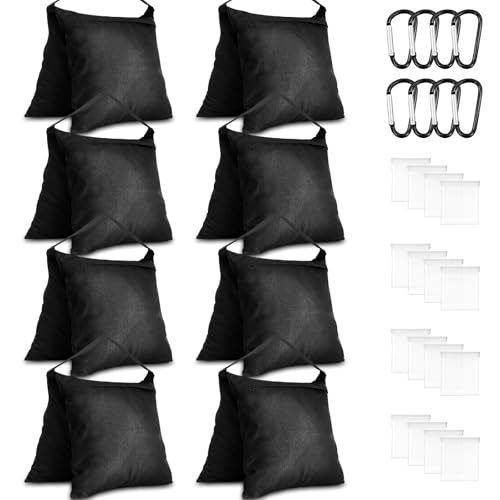 Sac de sable pour toile de fond contre le vent | Lot de 8 lests de sécurité pour auvent et trépied